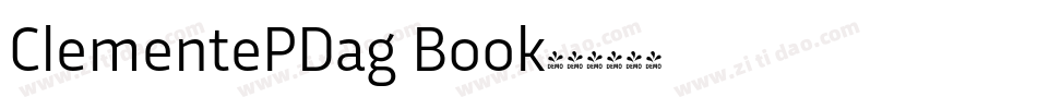 ClementePDag Book字体转换